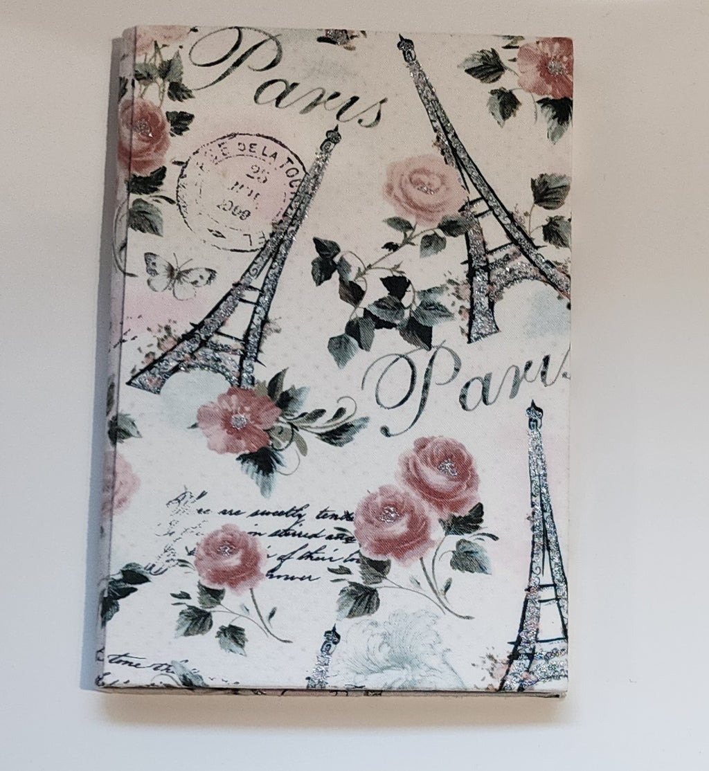 Jr. Legal Refillable Notepad Holder Pink Roses