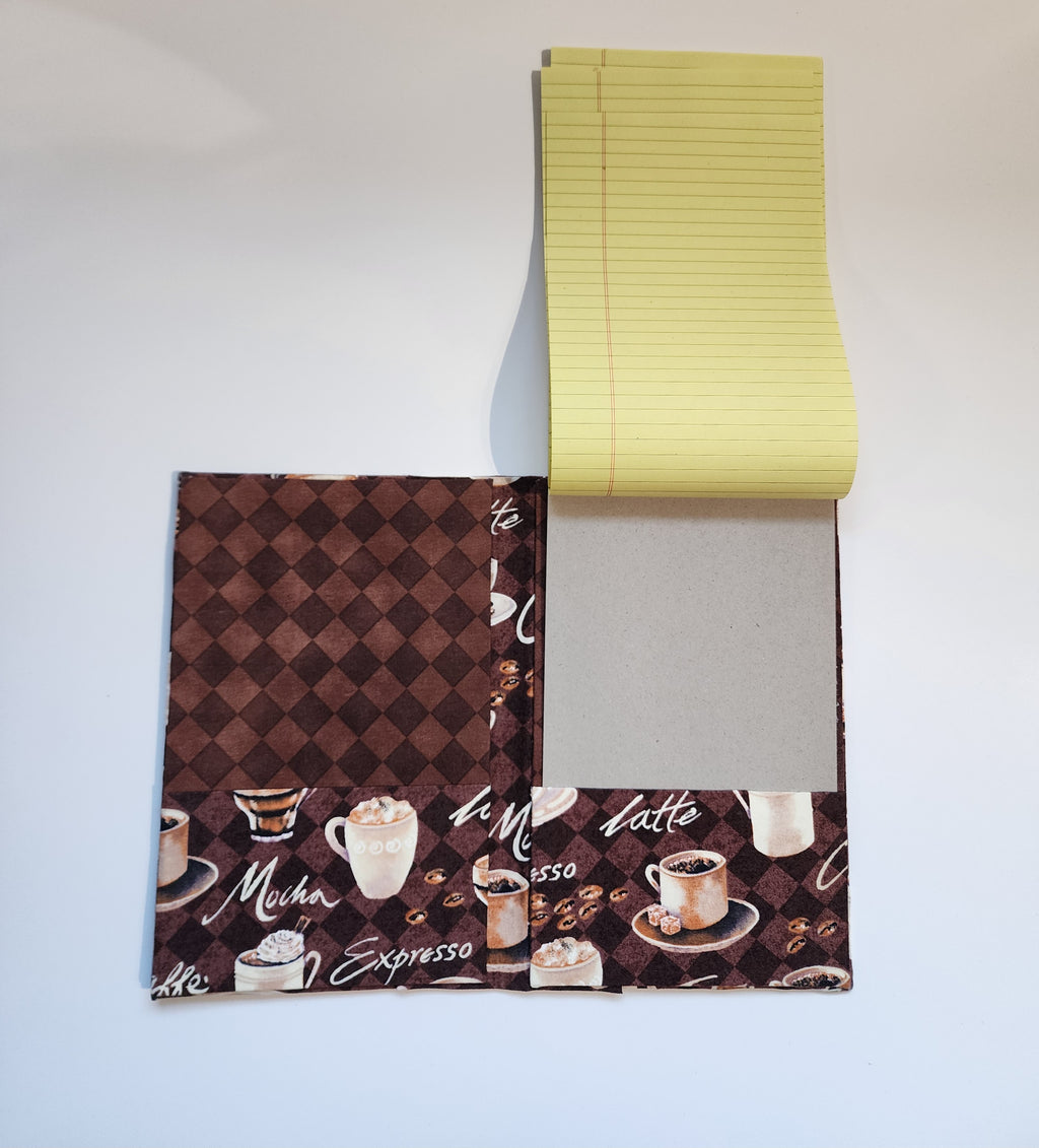 Jr. Legal Refillable Notepad Holder Coffee