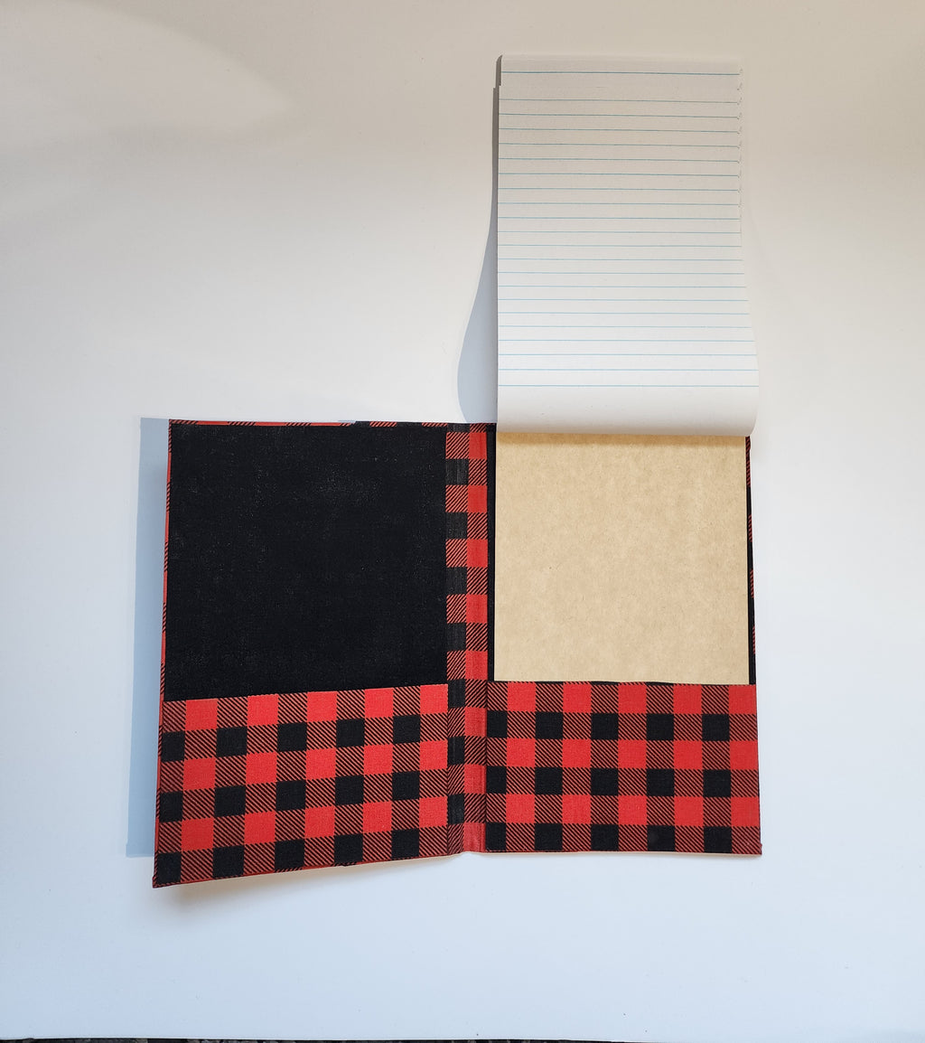 Jr. Legal Pad Refillable Notepad Holder Buffalo check
