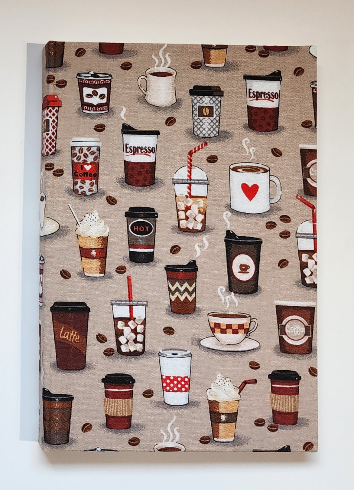 5.5x8.5 Hardcover Journal Coffee