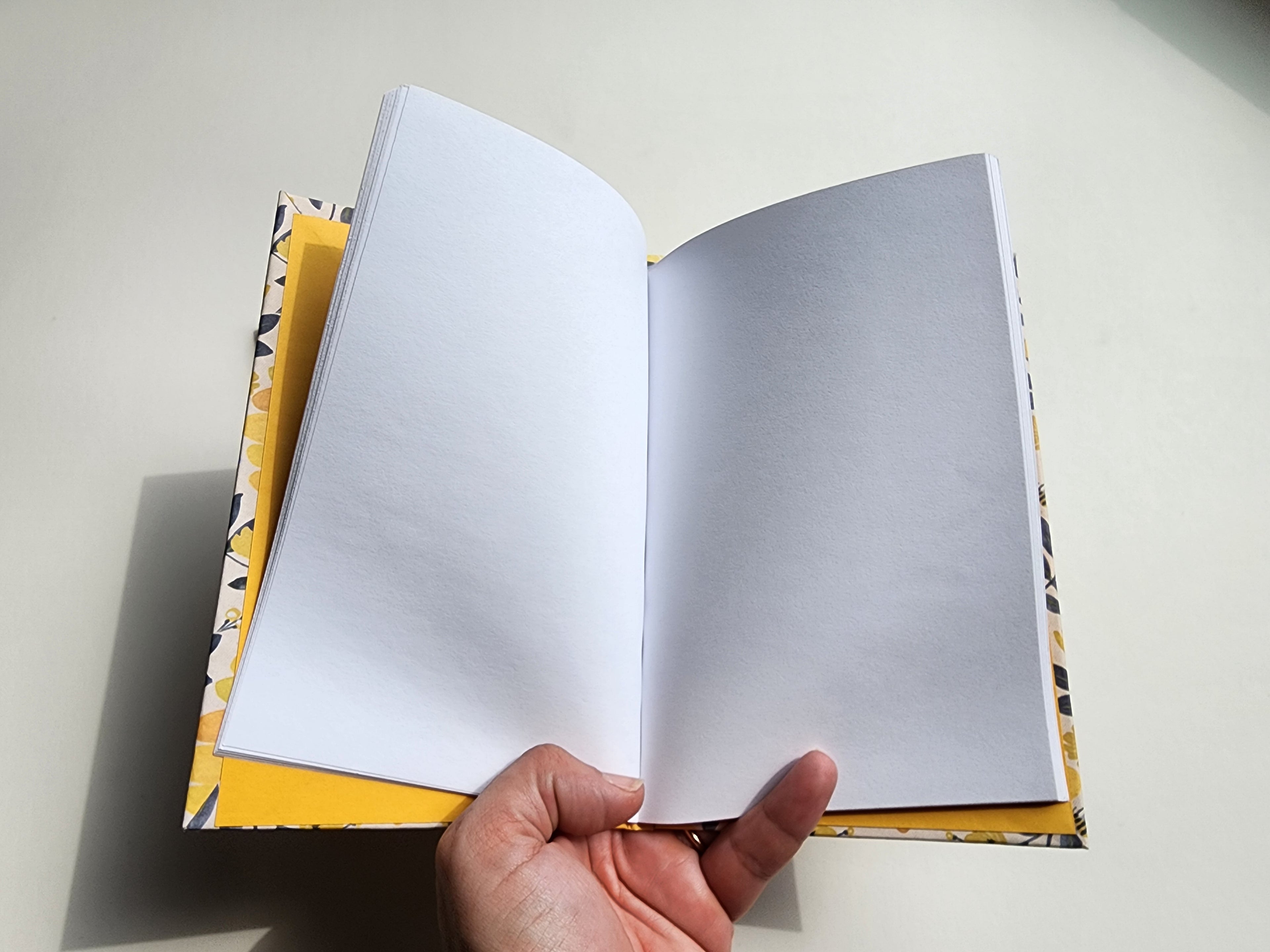 A Set of 4.5x7 Hardcover notebooks Colorful Bee Themed