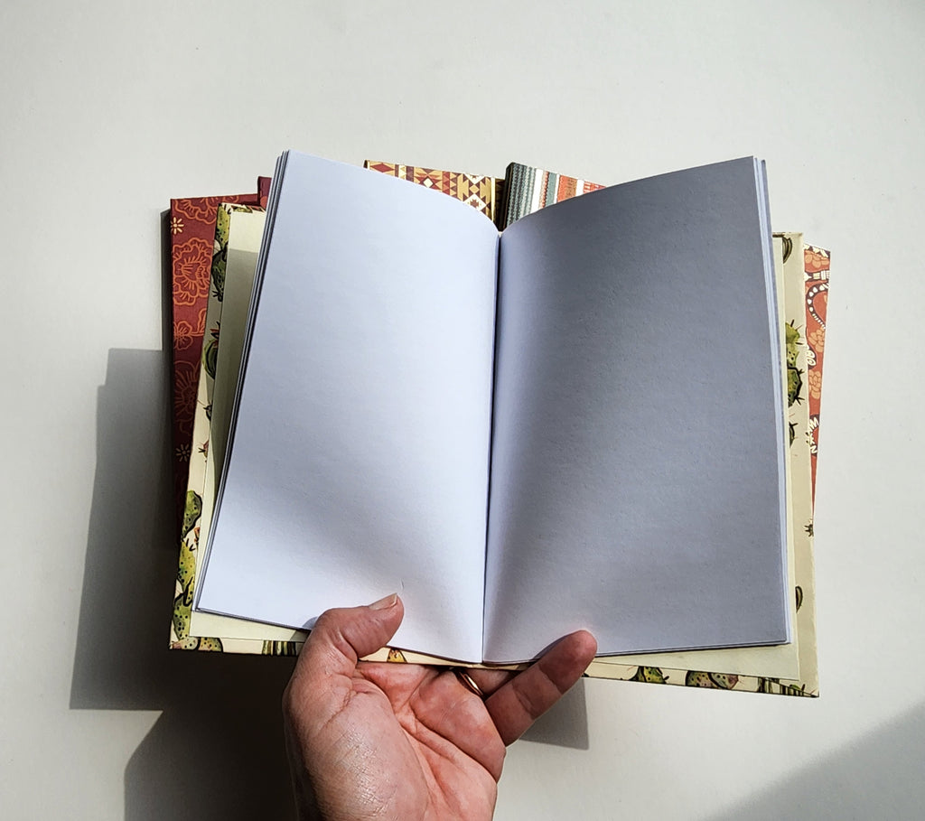 A Set of 4.5x7 Hardcover notebooks Southwestern Themed