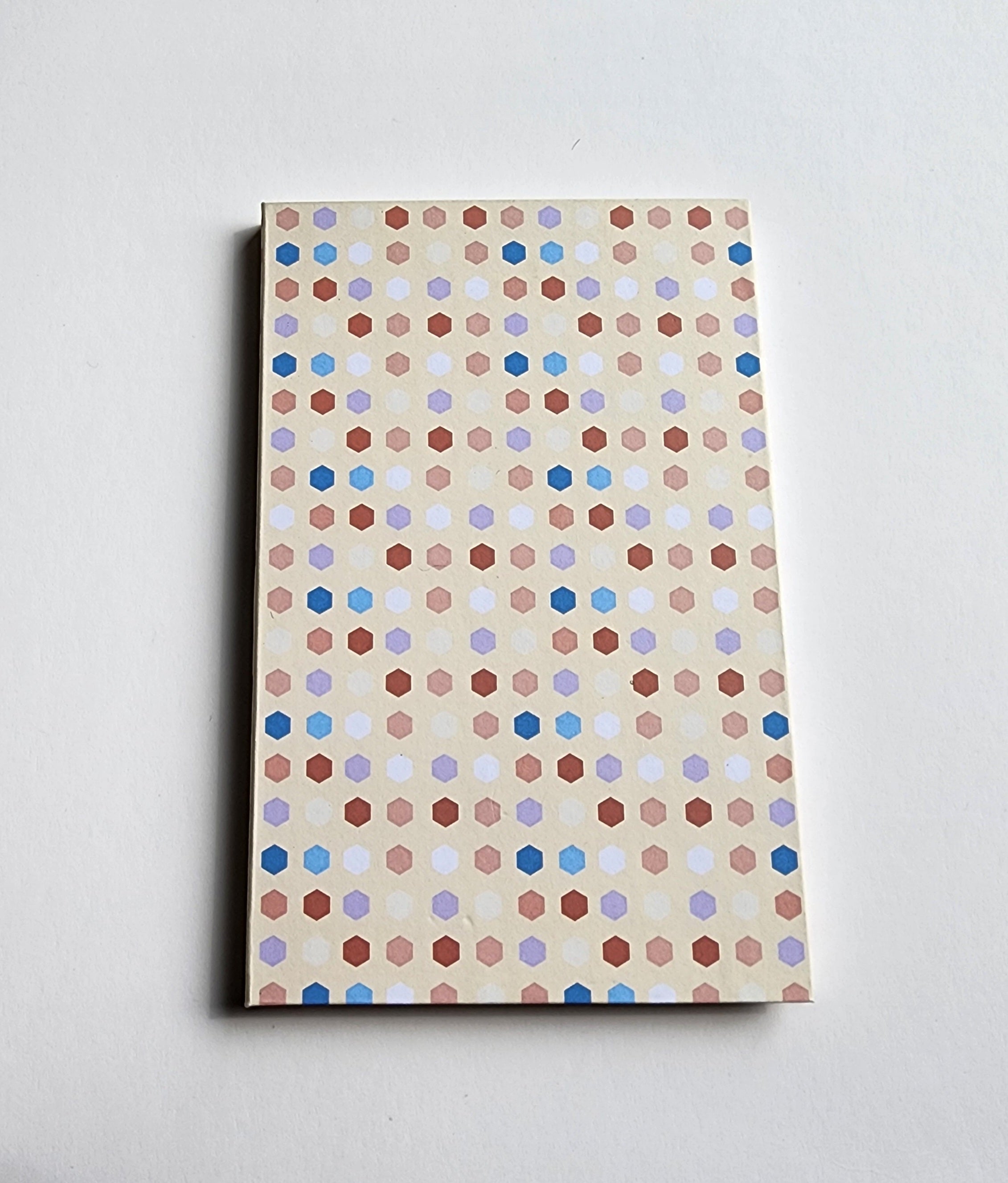 A Set of 4.5x7 Hardcover Notebooks Mixed Geo