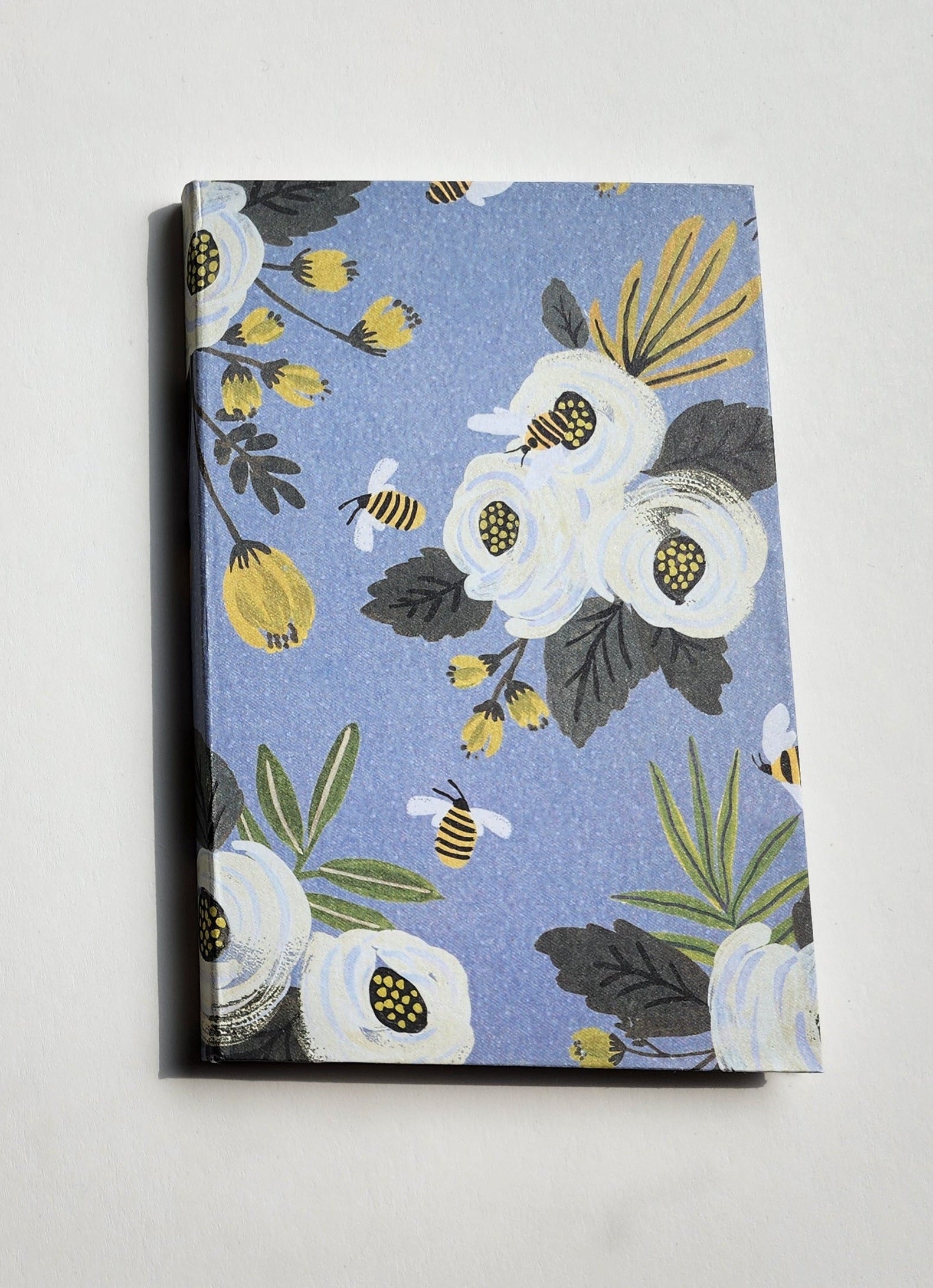 A Set of 4.5x7 Hardcover notebooks Colorful Bee Themed