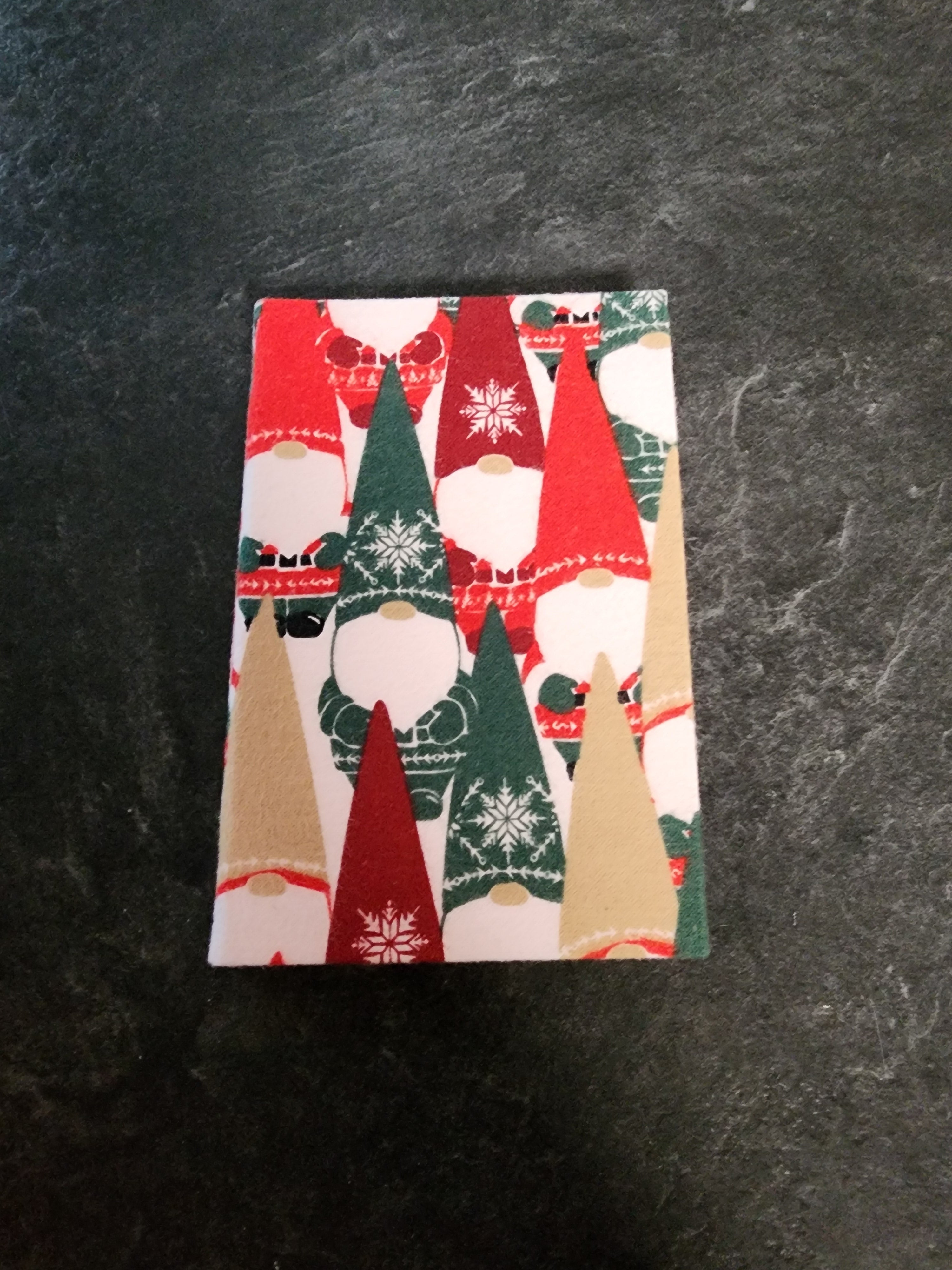 Fold-able Journal Christmas Gnomes