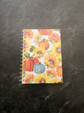 Hardcover Spiral Notebook Pumpkin and Sunflowers