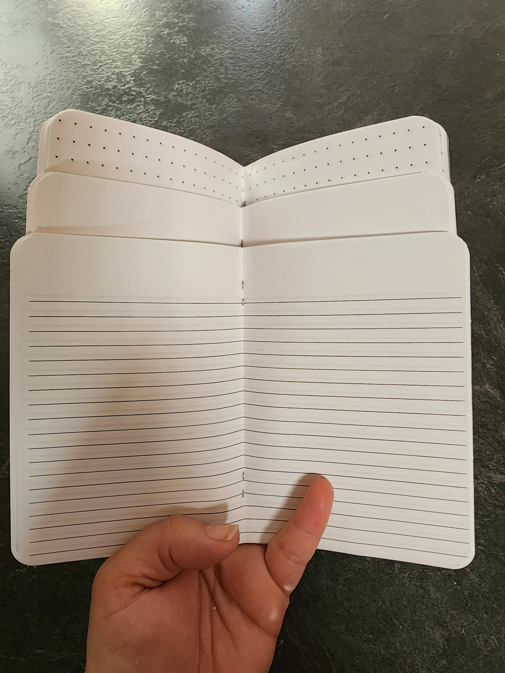 Set of Three 4x5 Notebooks Pink Moon