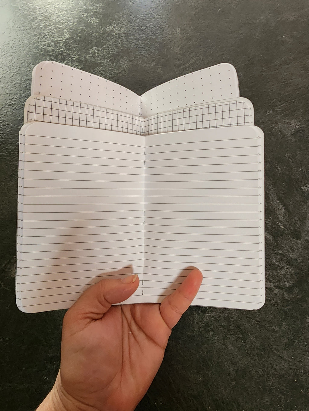 Set of Three 4x5 Notebooks Fall Plaid