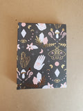 A7 Hardcover Journal Black Crystal