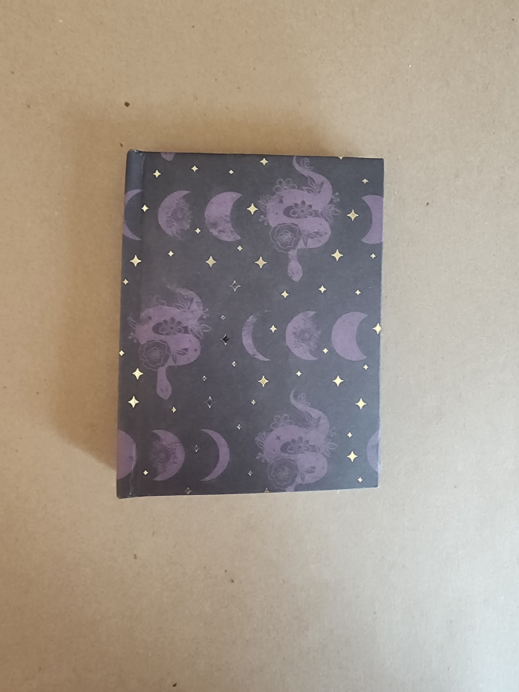 A7 Hardcover Journal Black and Purple