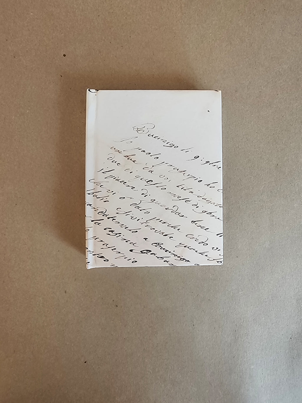 A7 Hardcover Journal Cursive Writing