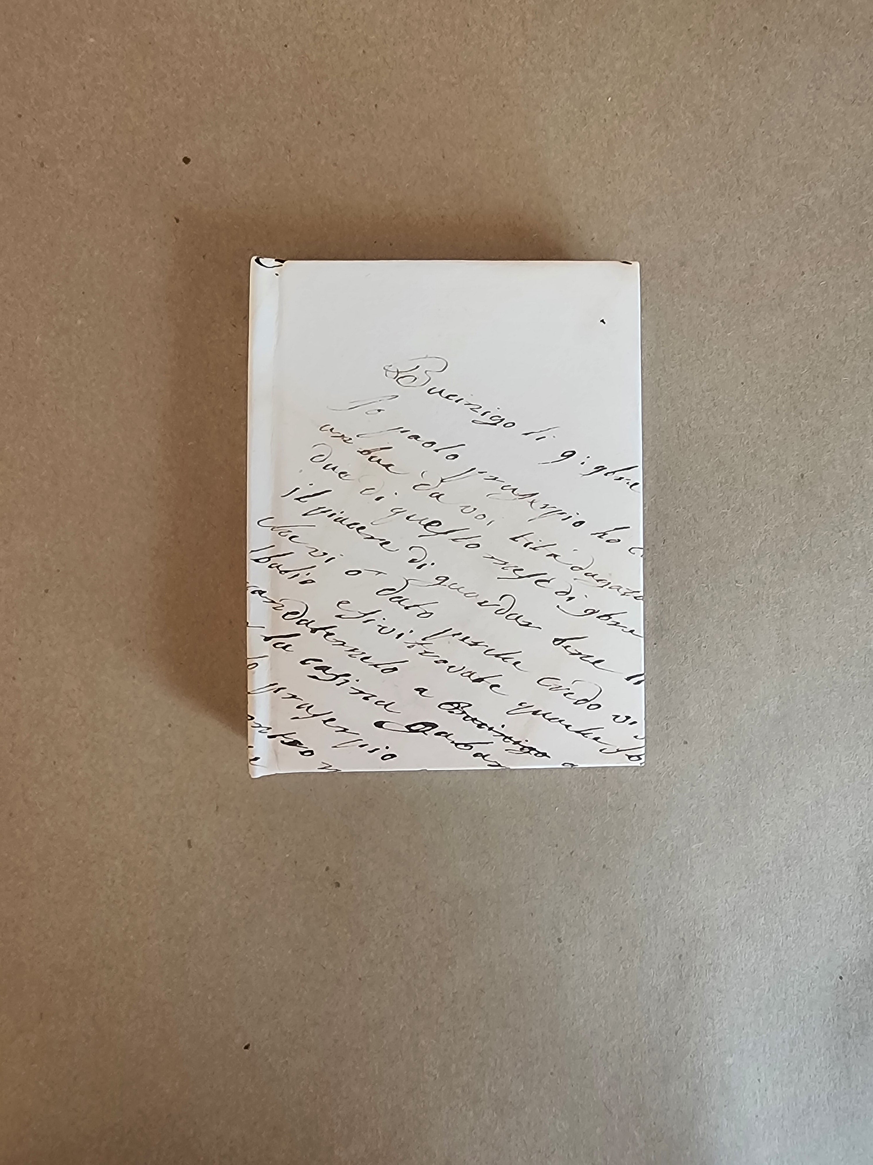 A7 Hardcover Journal Cursive Writing