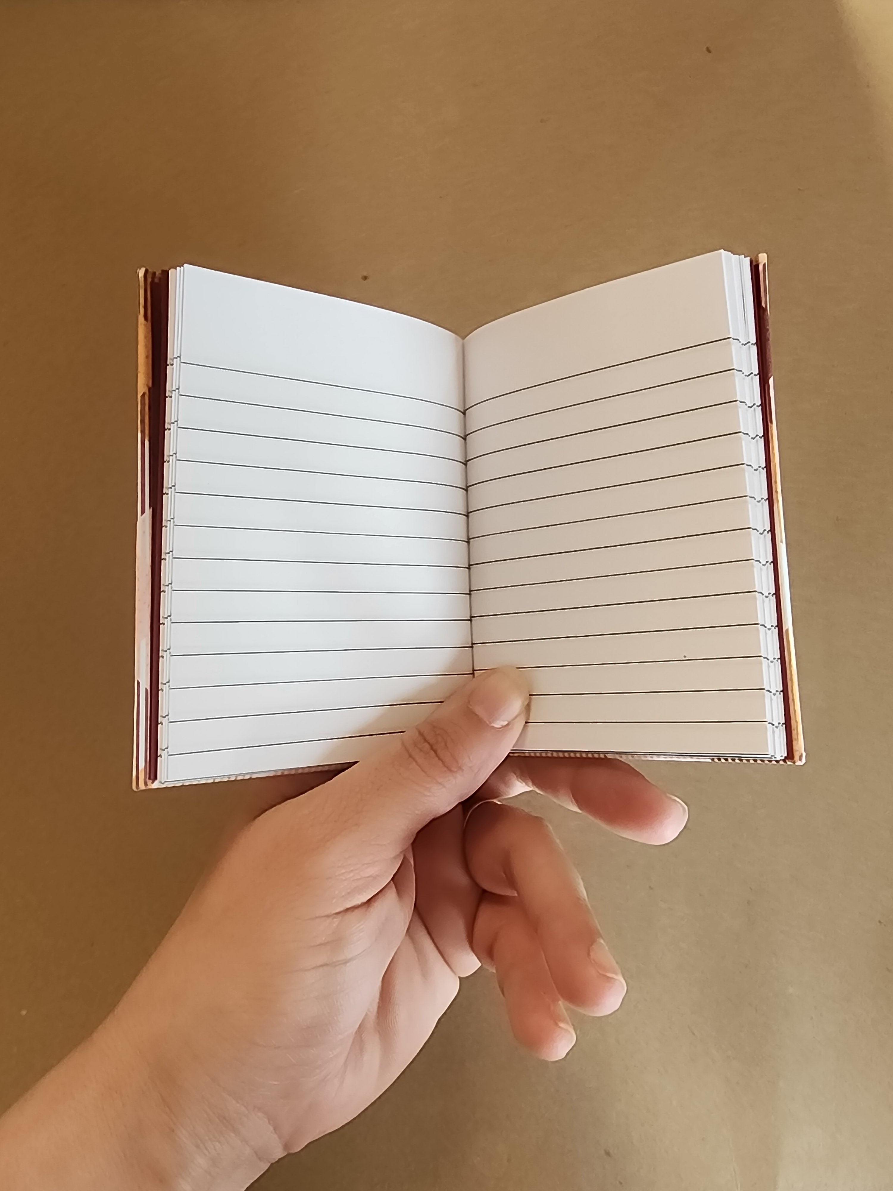 A7 Hardcover Journal Fall Plaid