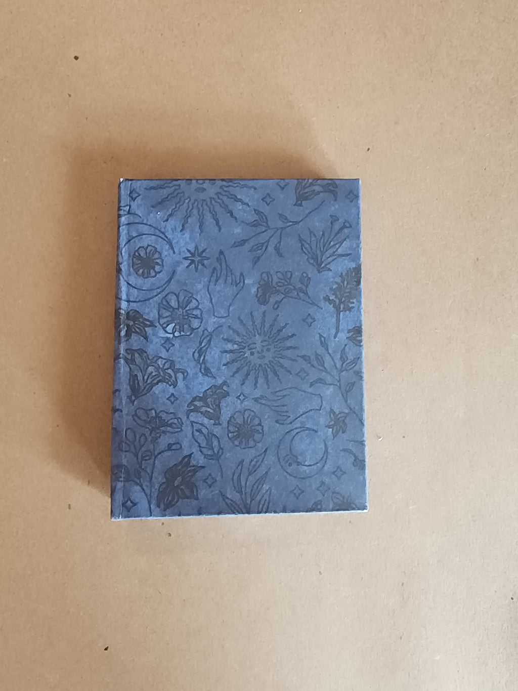 A7 Hardcover Journal Blue and Black