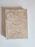A7 Hardcover Journal Baige Stamps