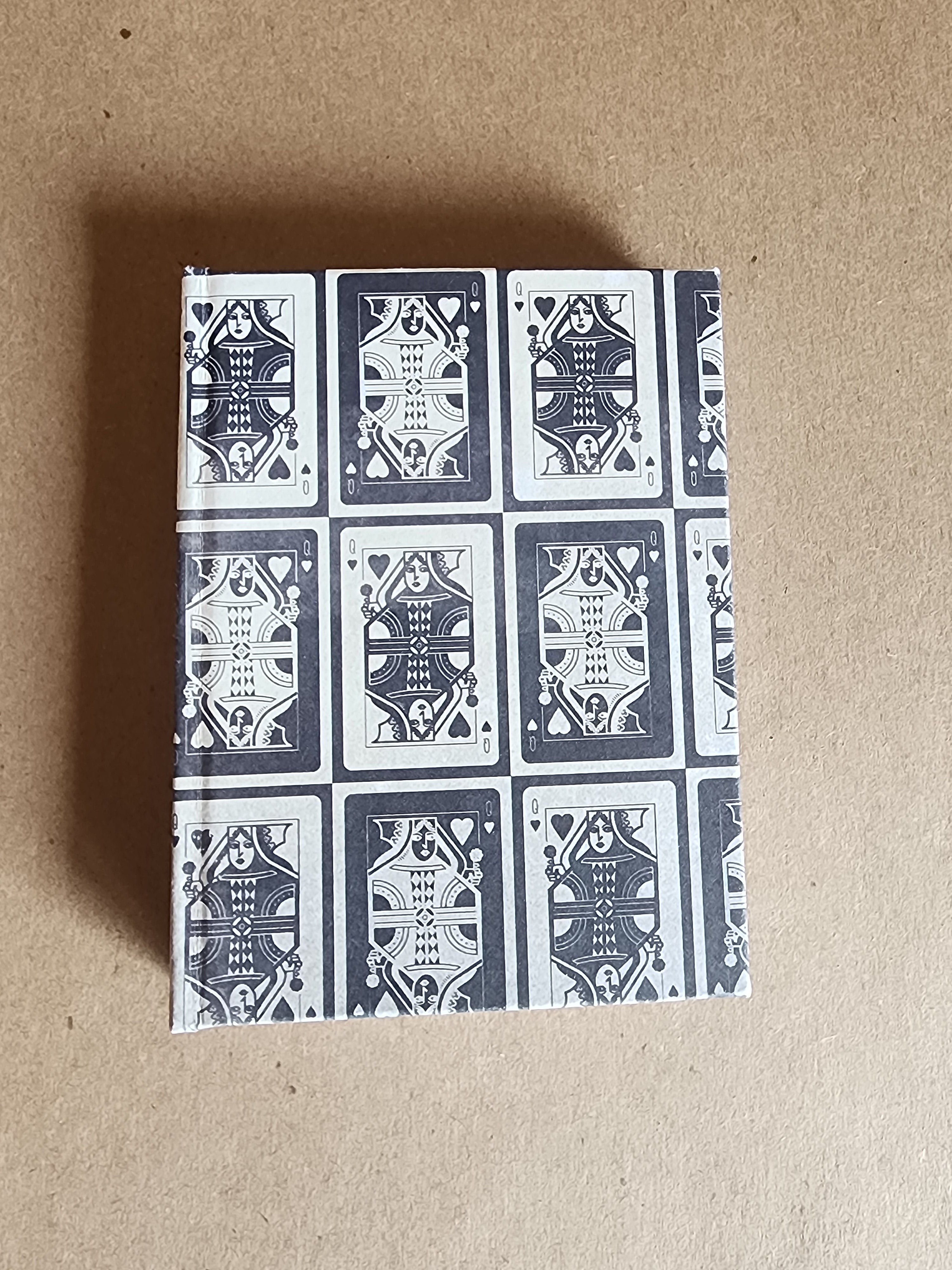 A7 Hardcover Journal Black and White Cards