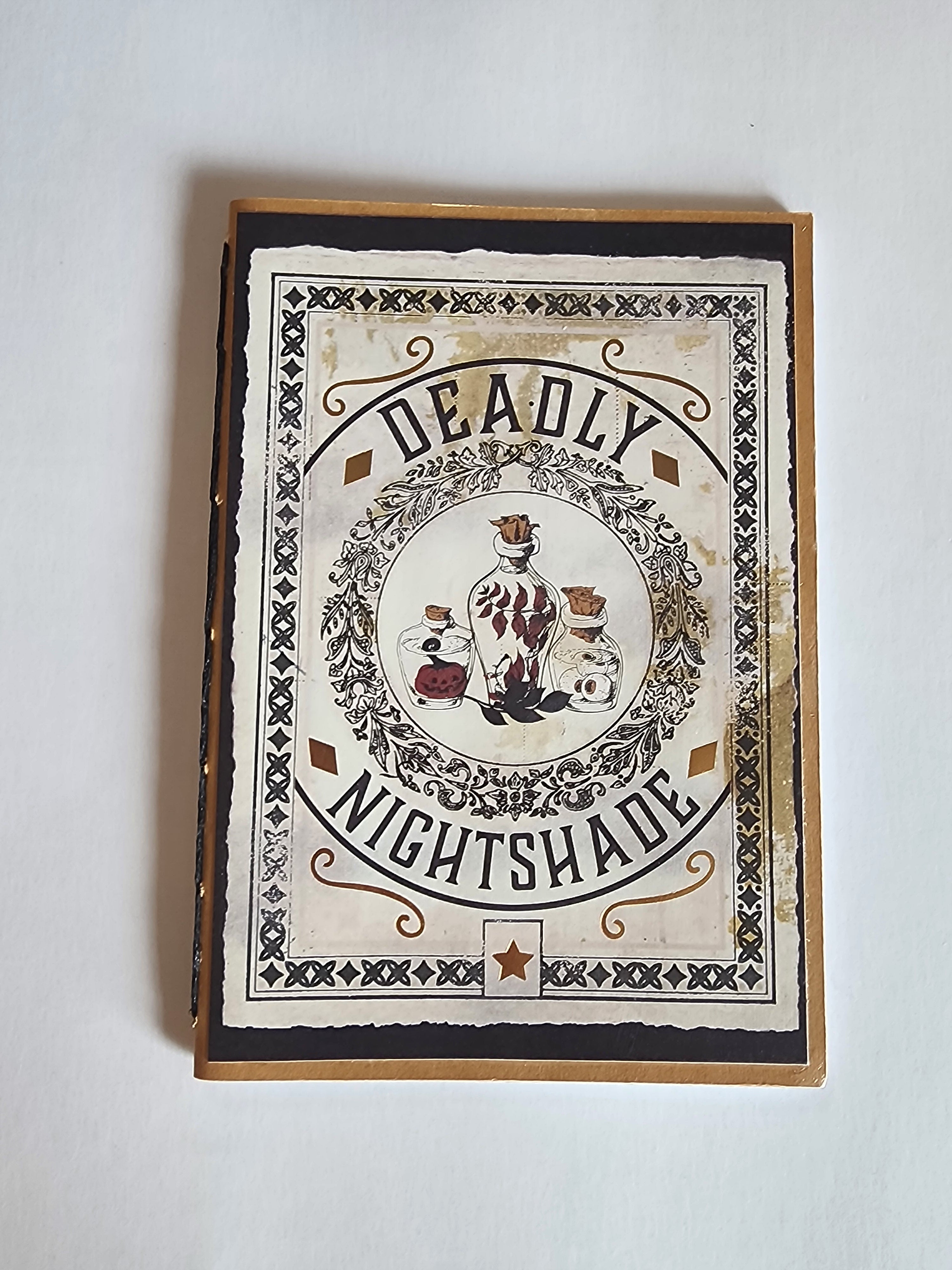 4x6 Witchy Journal Deadly Nightshade