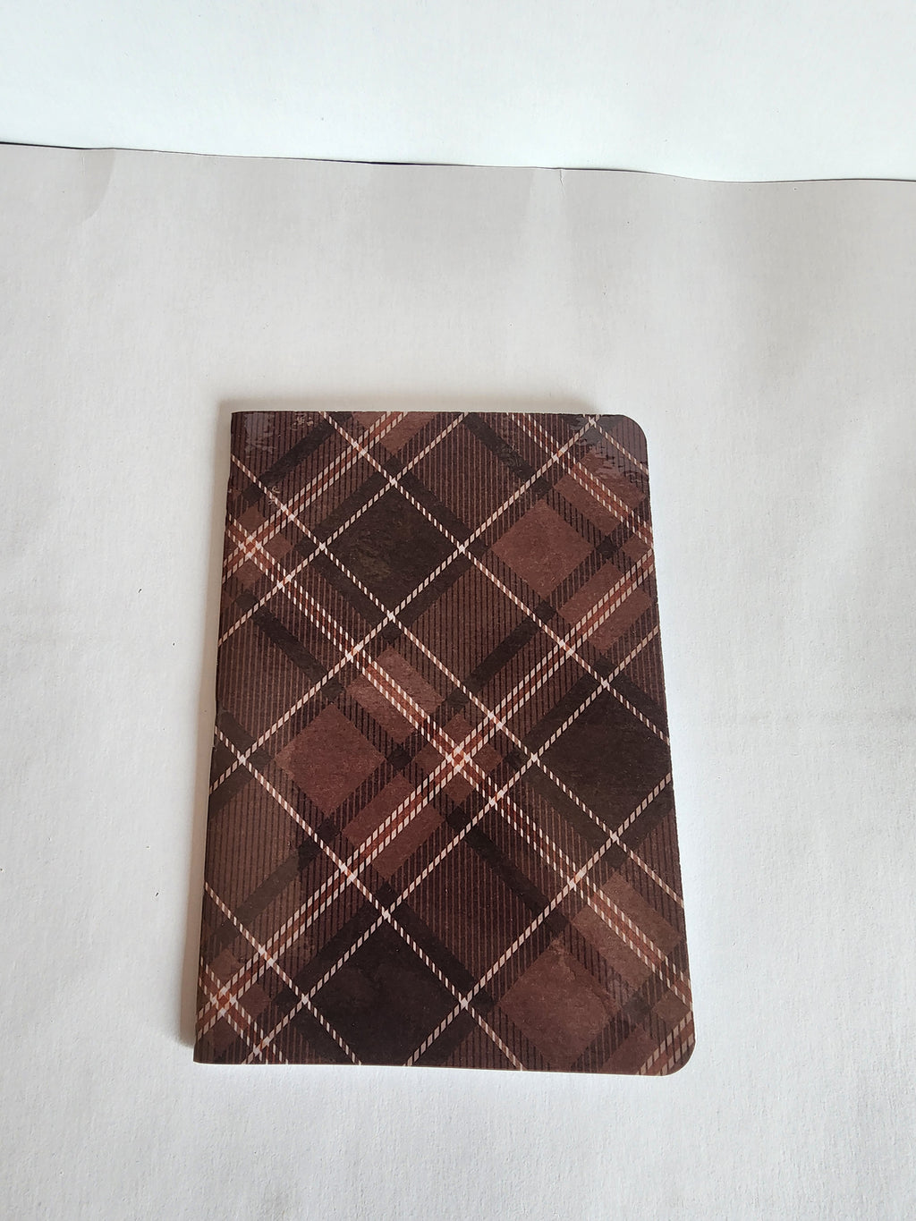 5x7 Softcover Journal Brown Plaid
