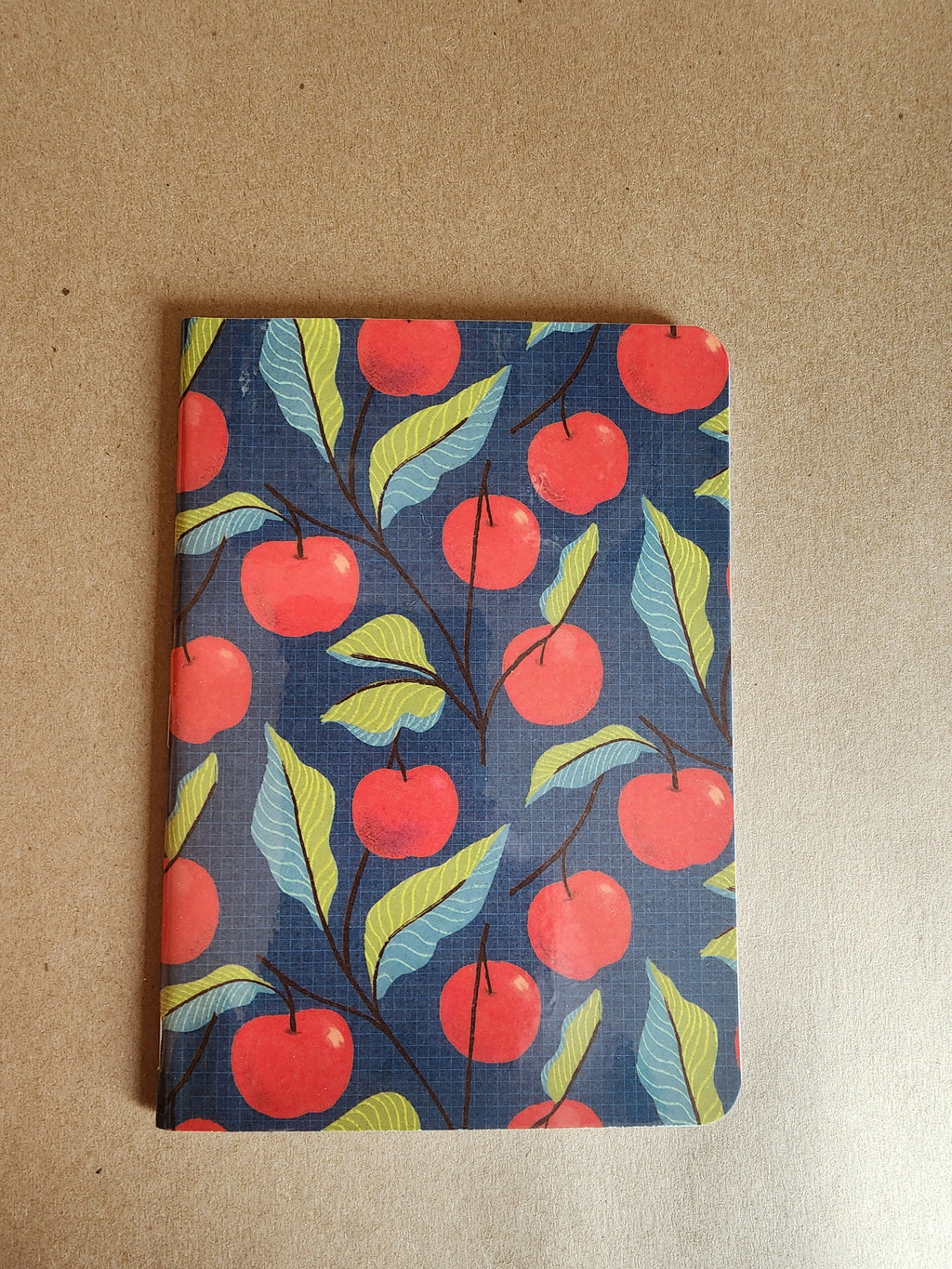 5x7 Softcover Journal Blue with Apples