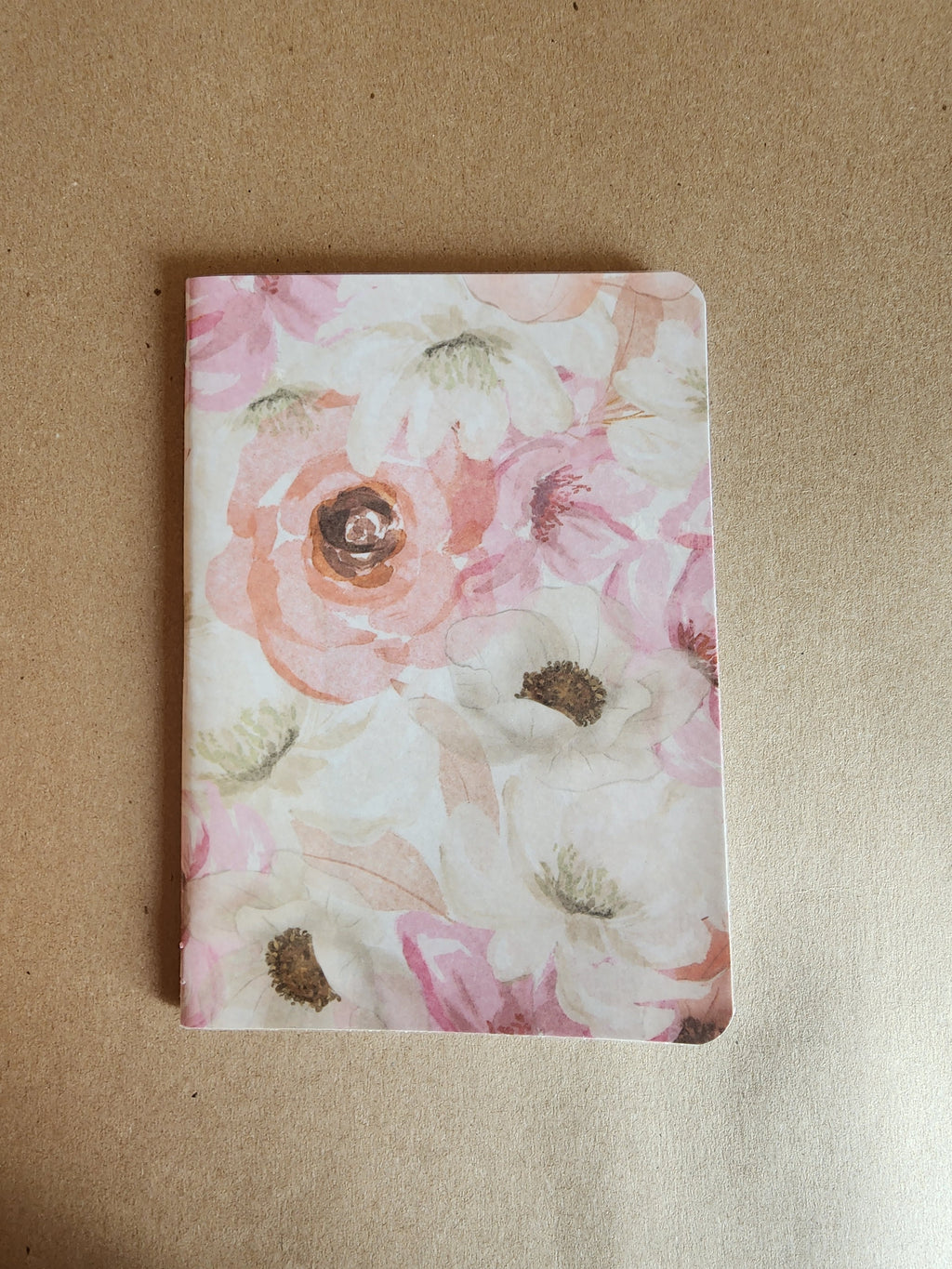 5x7 Softcover Journal Pink Flowers