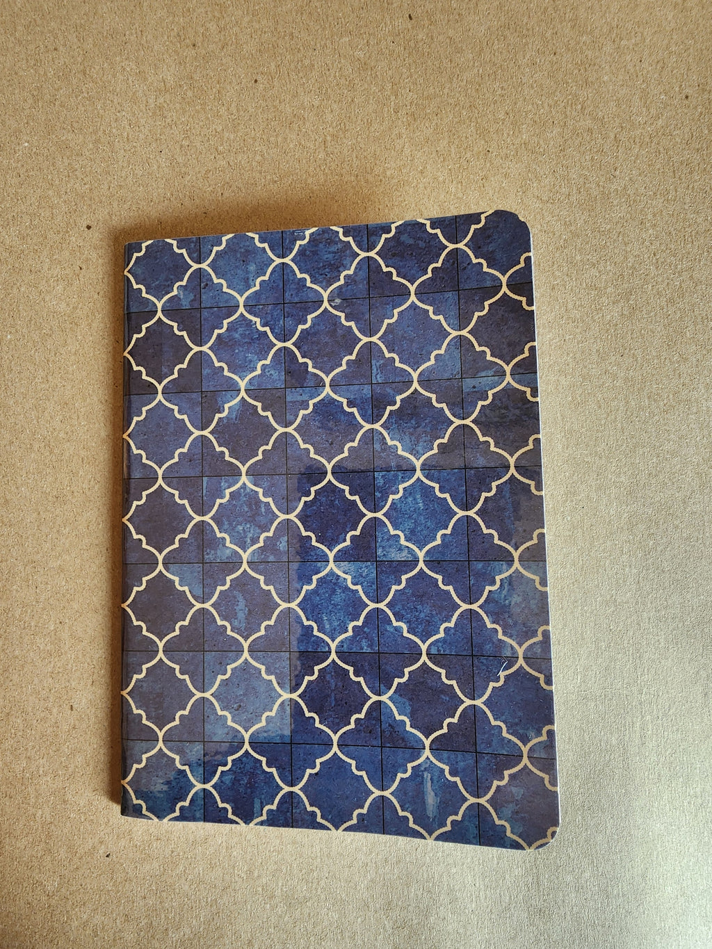 5x7 Softcover Journal Blue and Gold