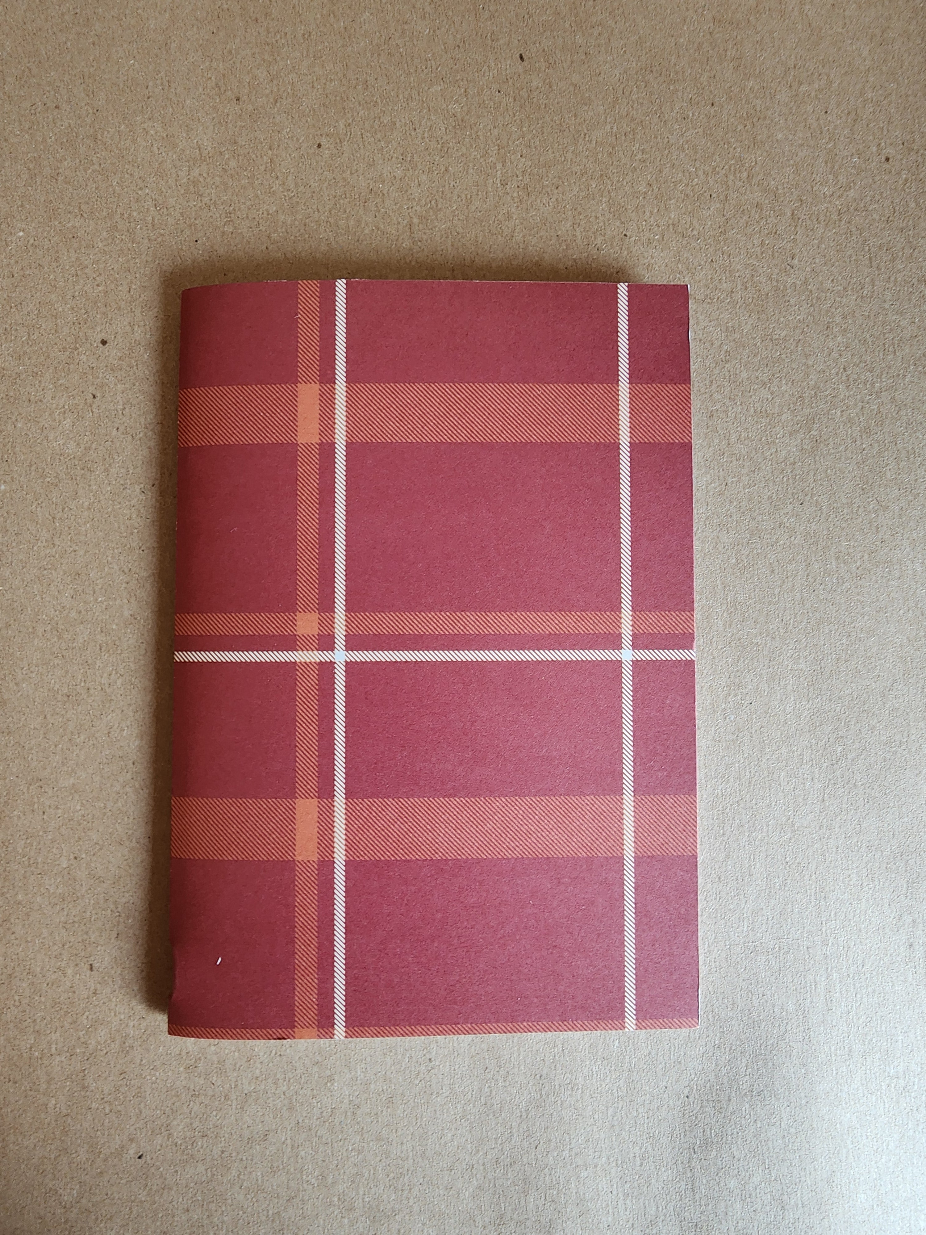 5x7 Softcover Journal Red plaid