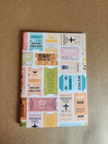 5x7 Softcover Journal Colorful Tickets