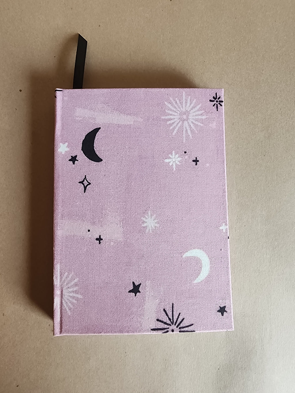 A6 Hardcover Journal Pink Moon