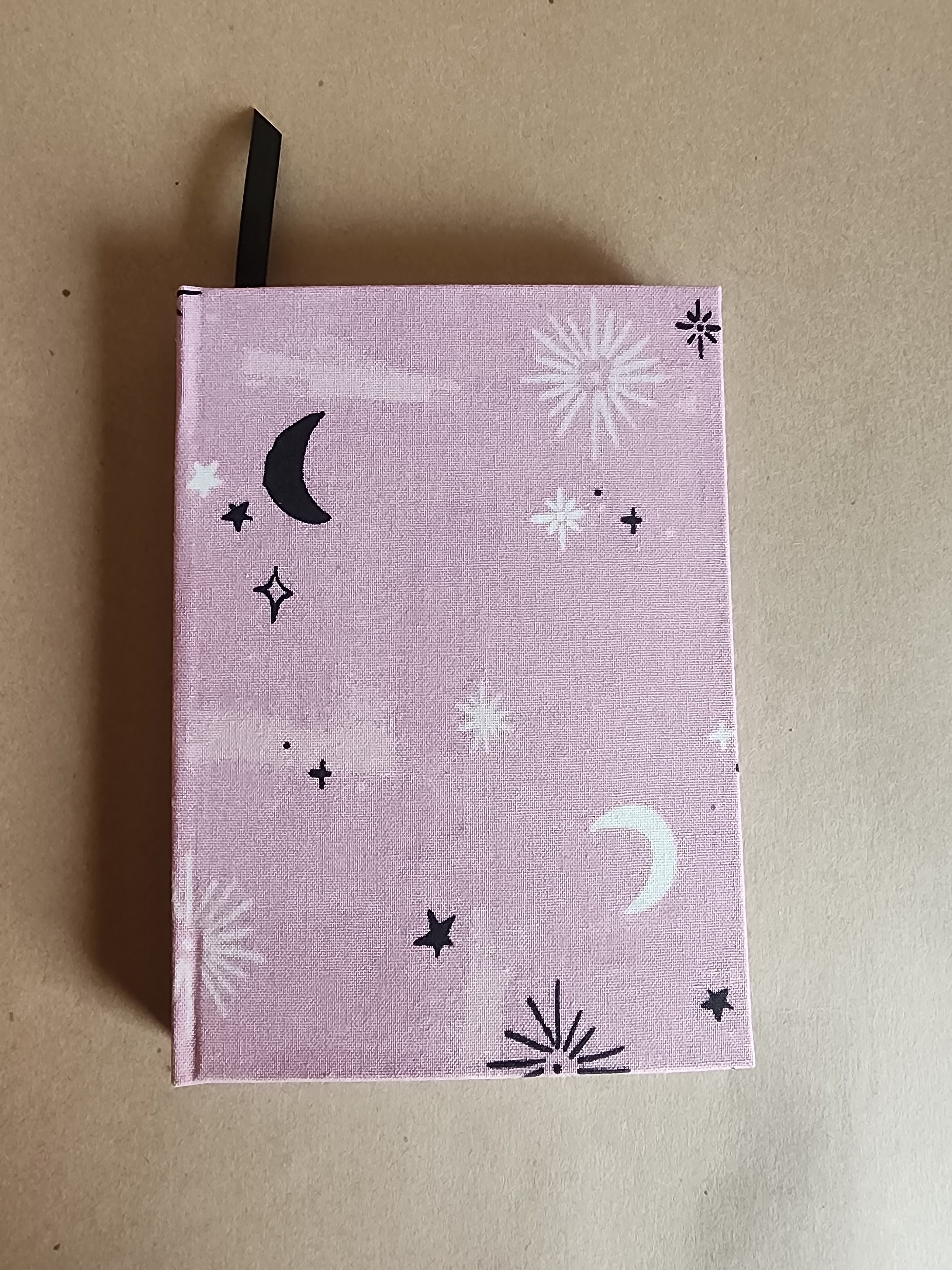 A6 Hardcover Journal Pink Moon