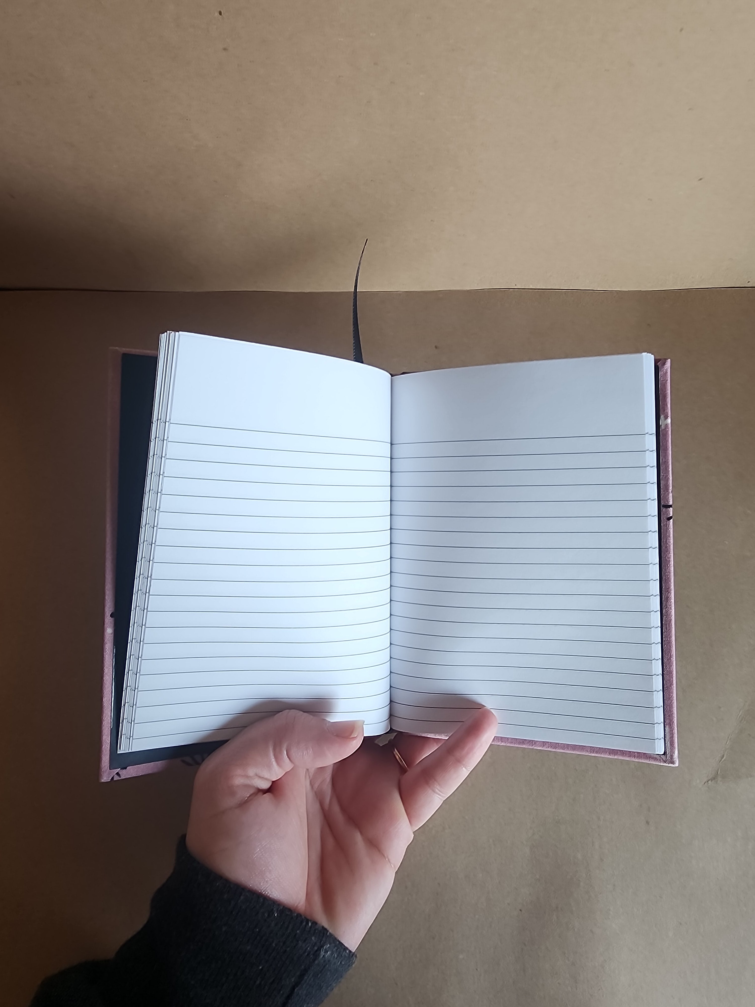 A6 Hardcover Journal Pink Moon