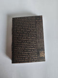 A6 French Link Notebook Black