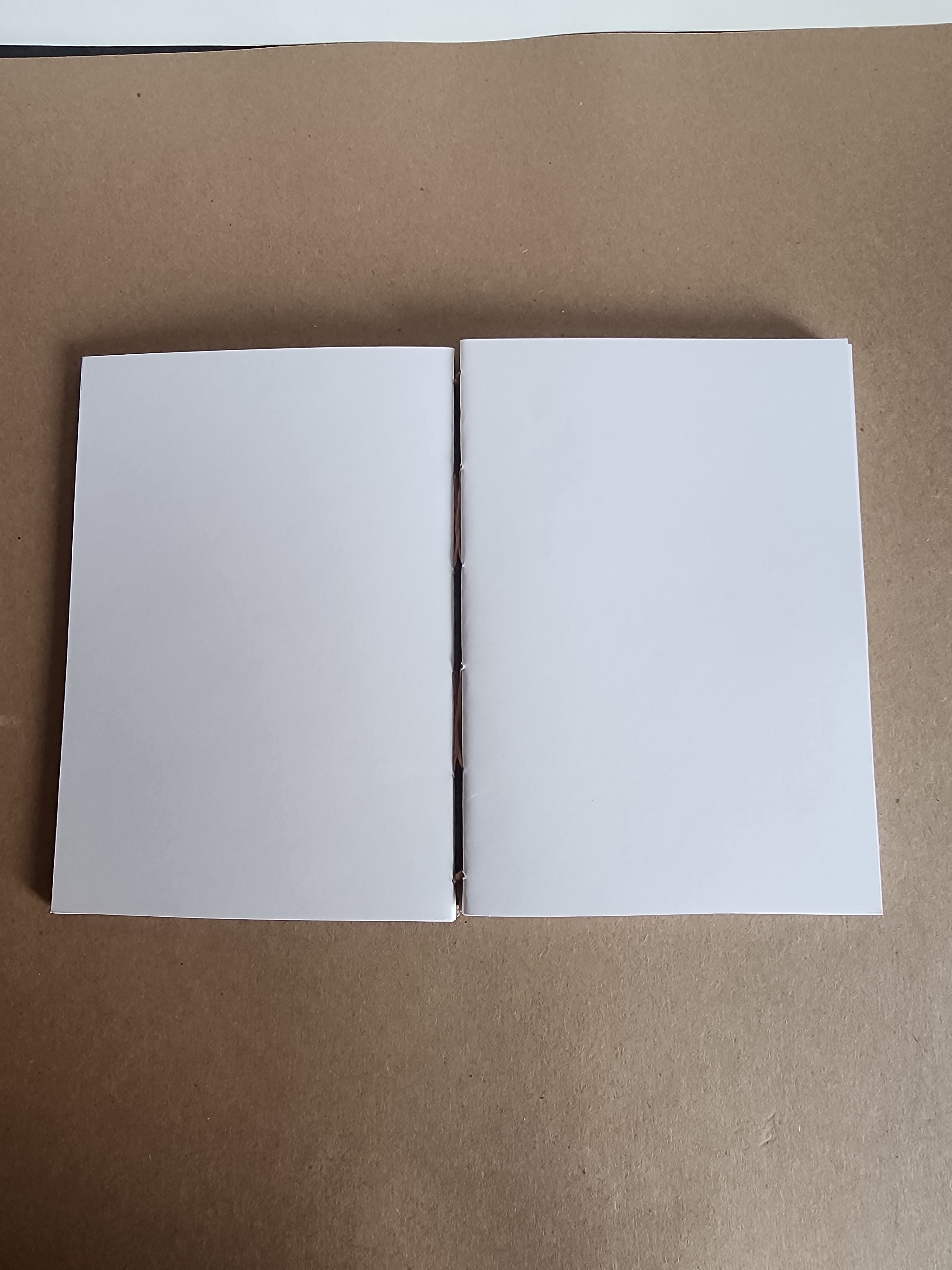 a6 French Link softcover notebook Brown