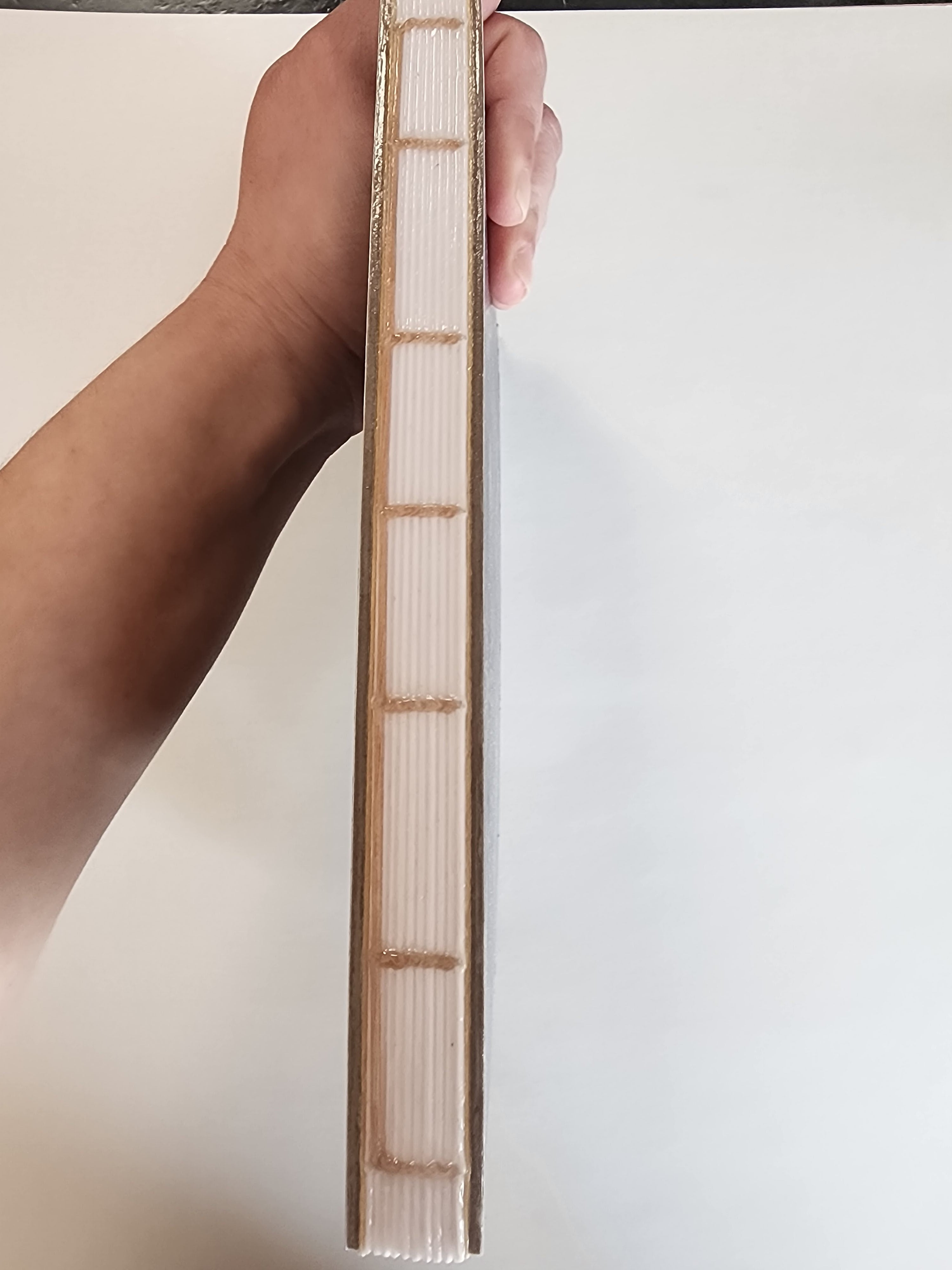 8.5x5 Exposed Binding Journal Gold Celestial