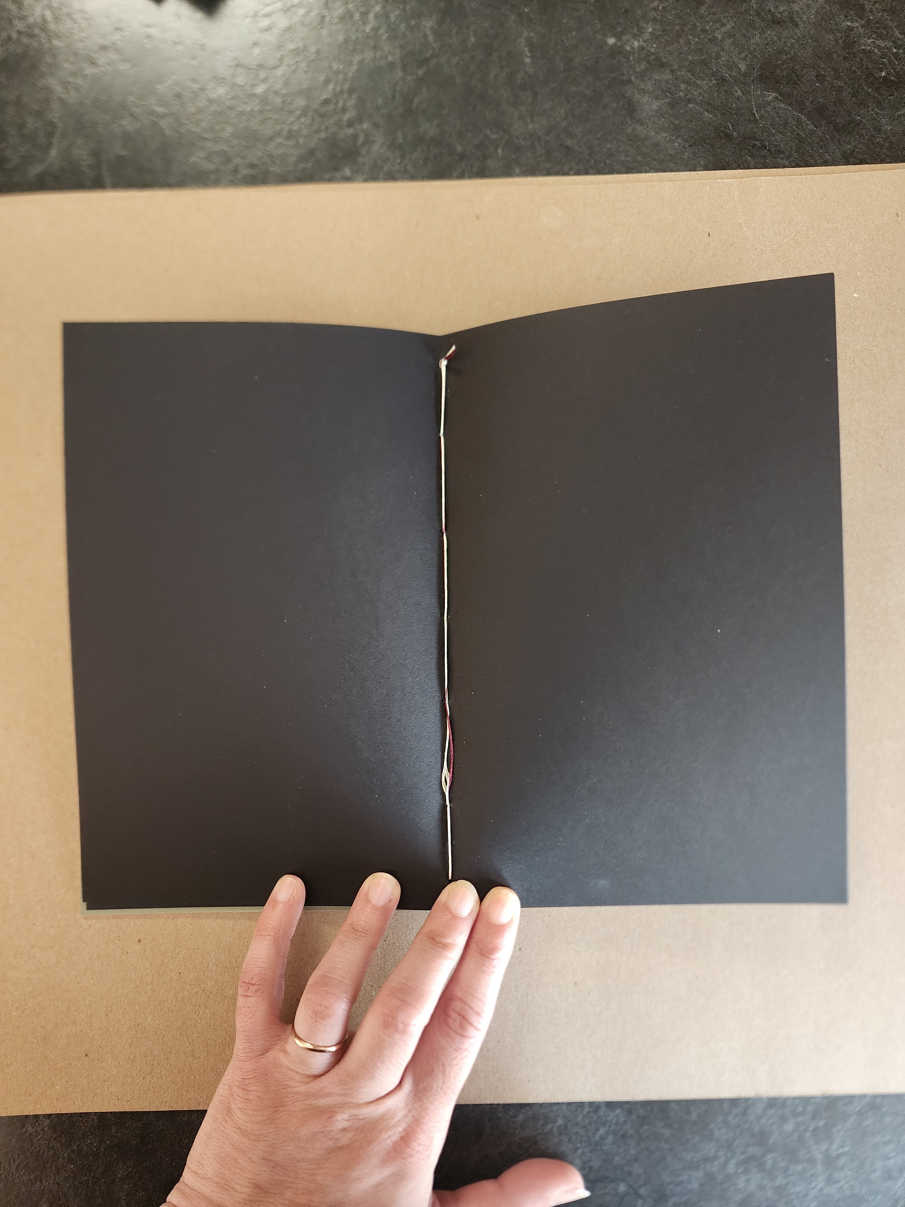 8.5x5 Exposed Binding Journal Cottage Core