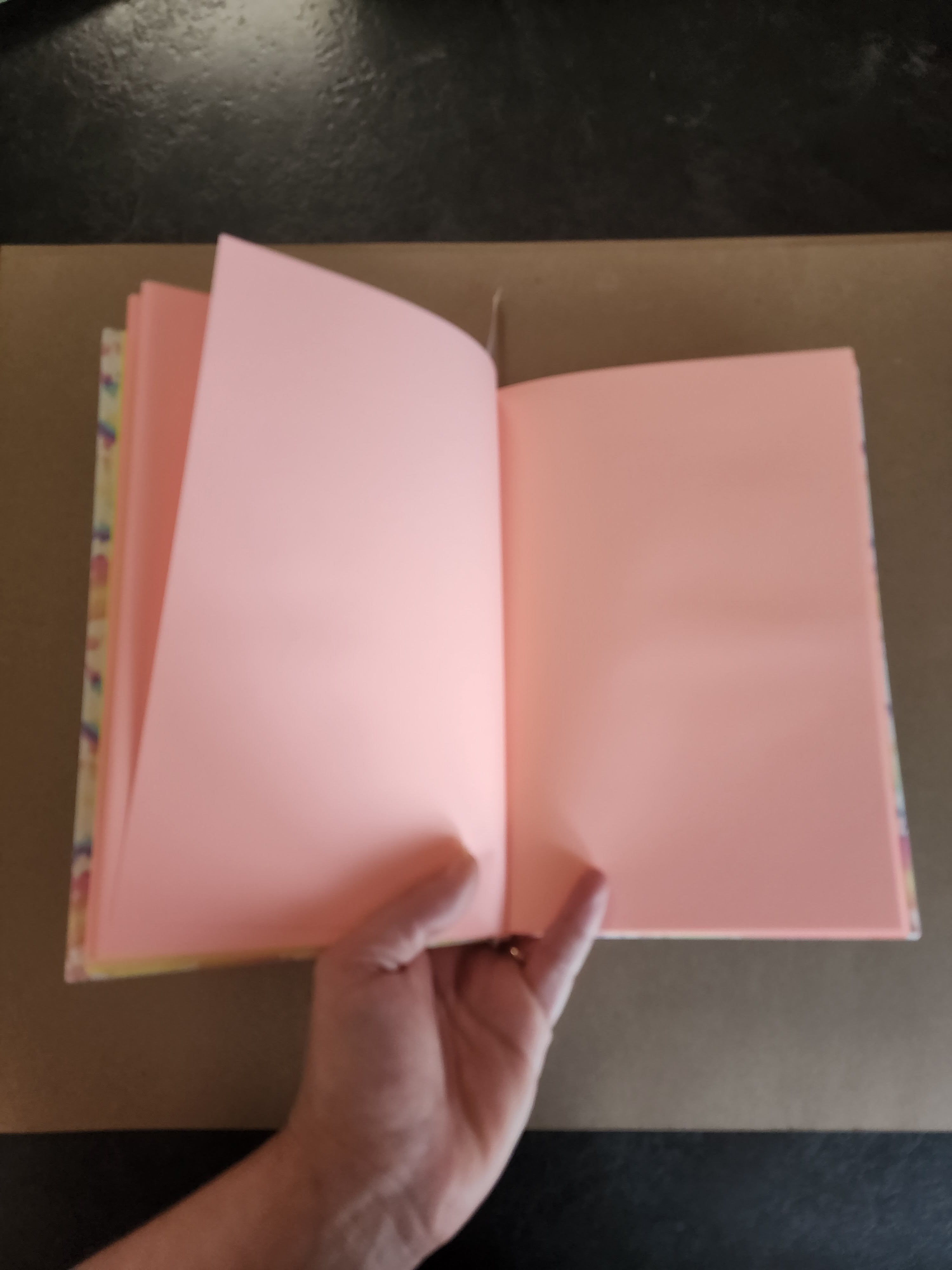 5.5x8.5 Hardcover Journal Tie dye