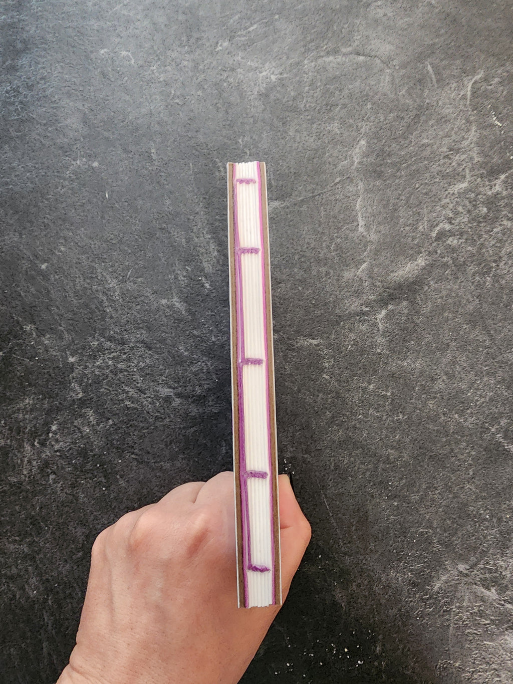 A6 Exposed Binding Journal Purple Moon