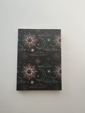 A6 Exposed Binding Journal Colorful Sun and Moon