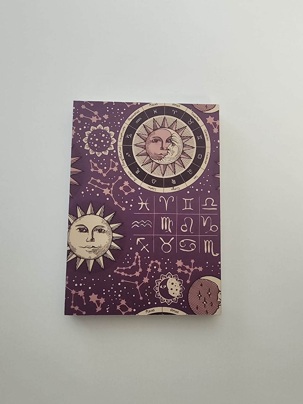 A6 Exposed Binding Journal Purple Sun