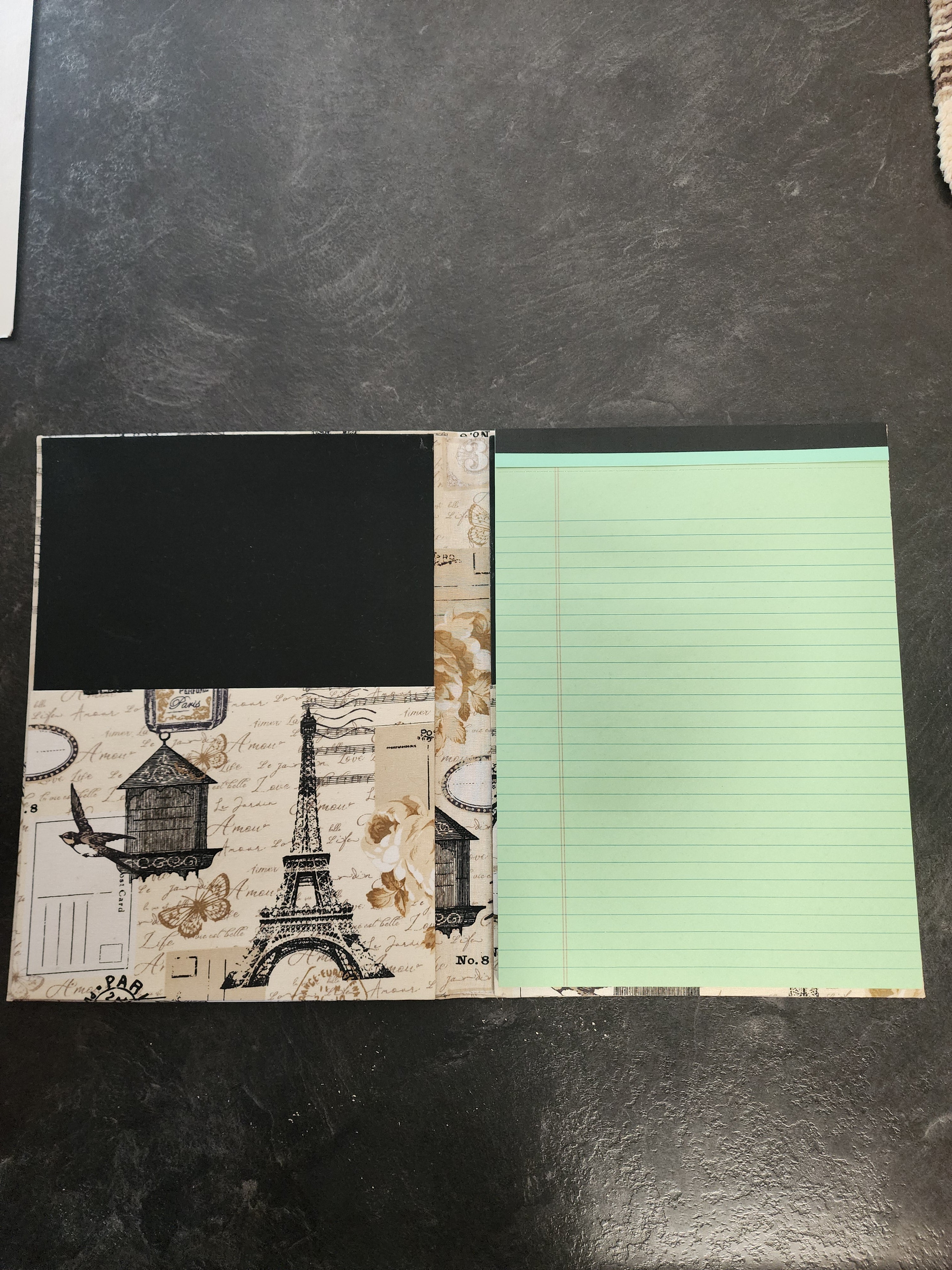 Refillable Legal Notepad Holder Vintage