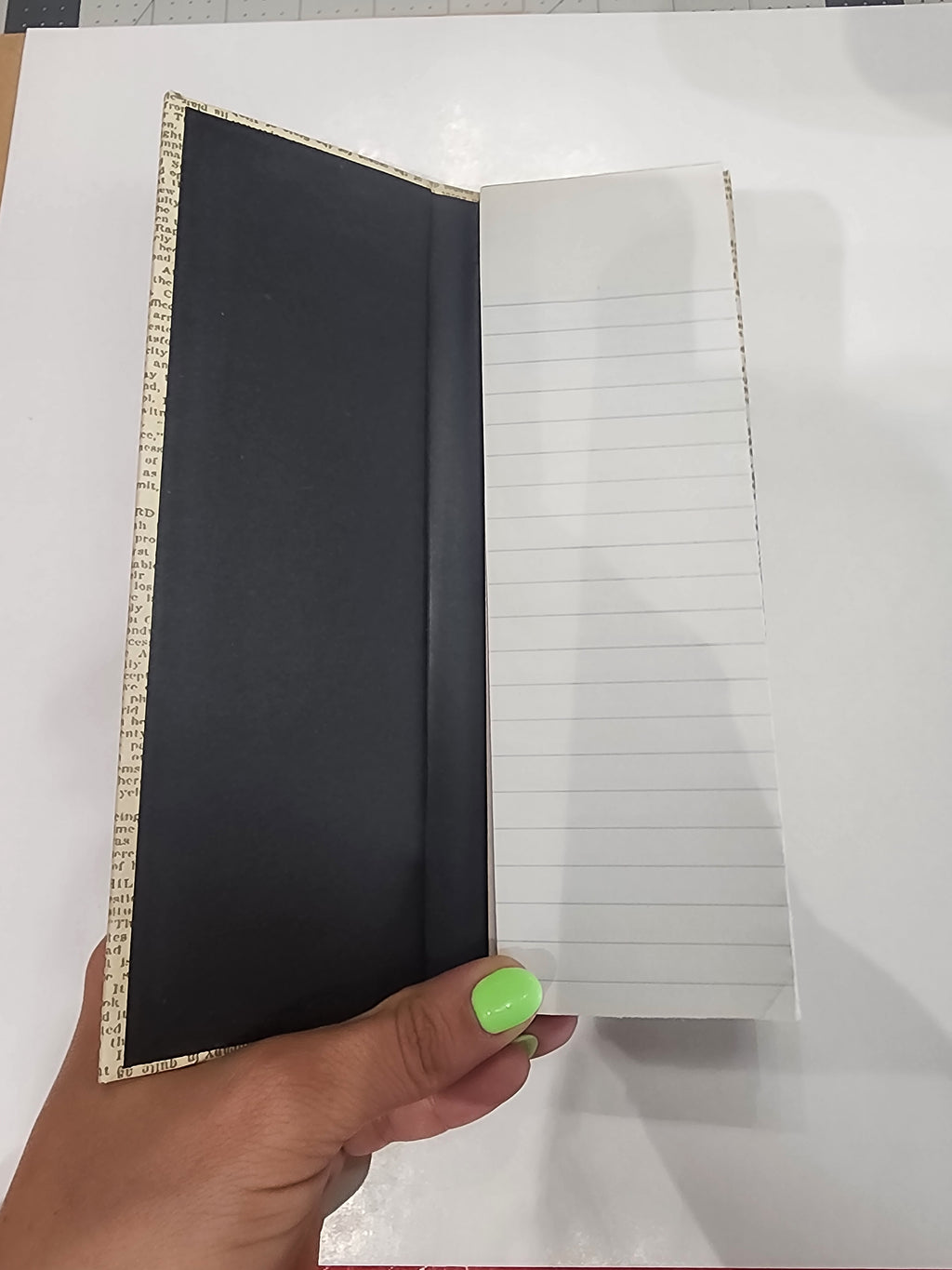 Hardcover Skinny Notepad Writing