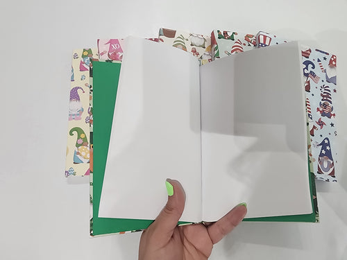 4.5 x 7 Hardcover Perfect Bound Gnome Notebook Set