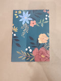 5x7 Perfect Bound Softcover Notebbok Green Floral