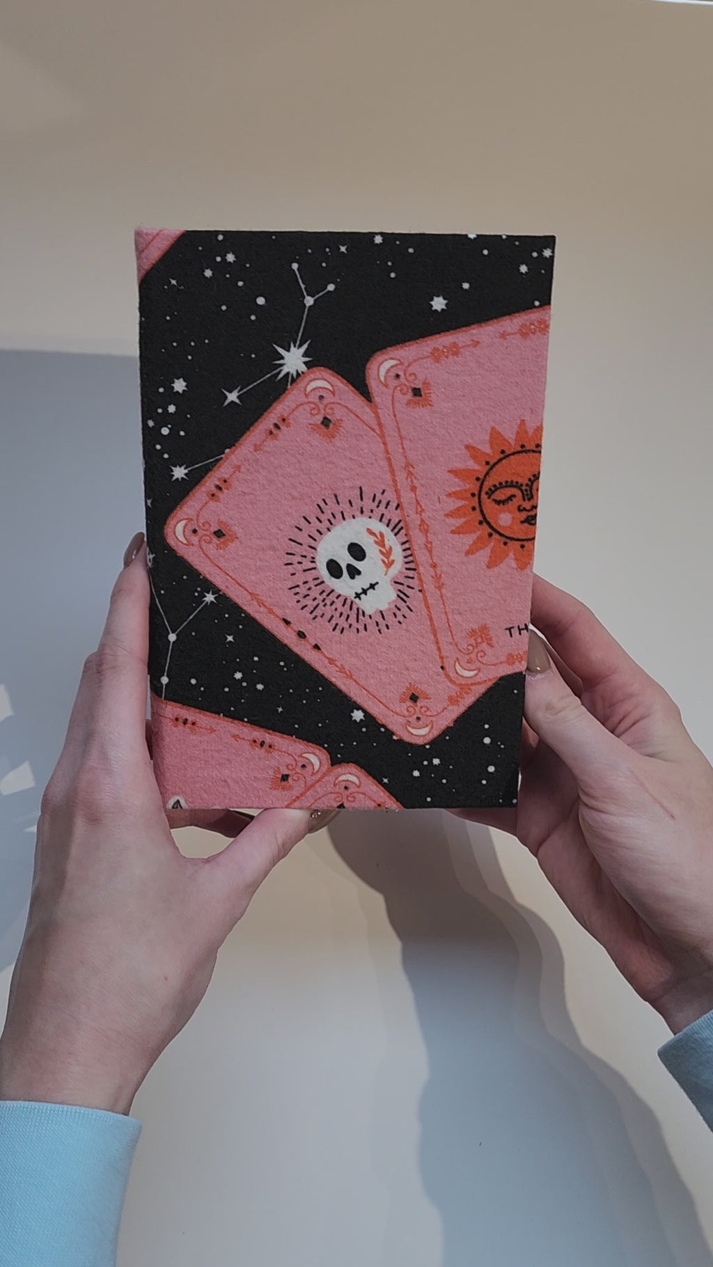 Fold-able Journal tarto cards