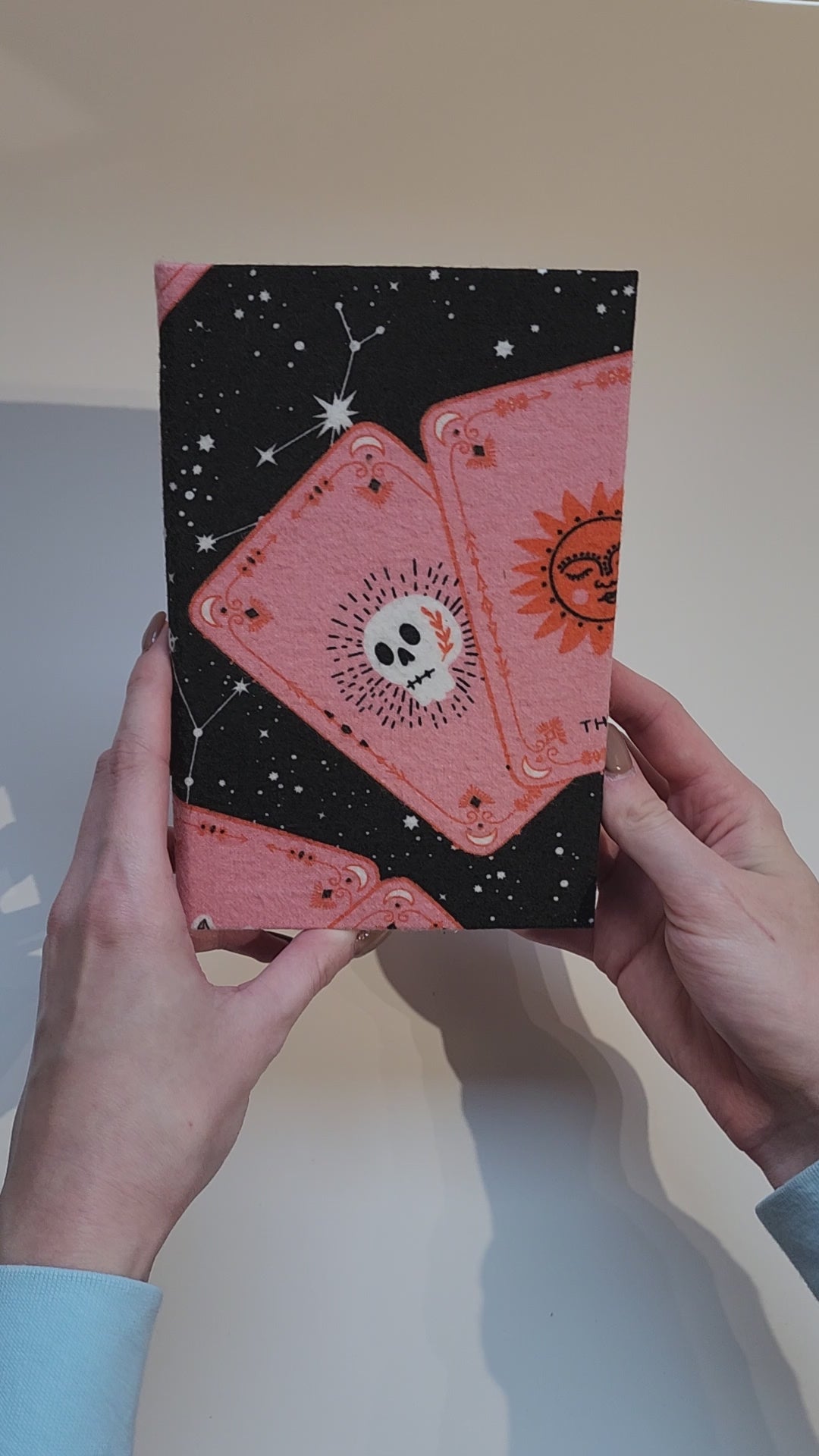 Fold-able Journal tarto cards